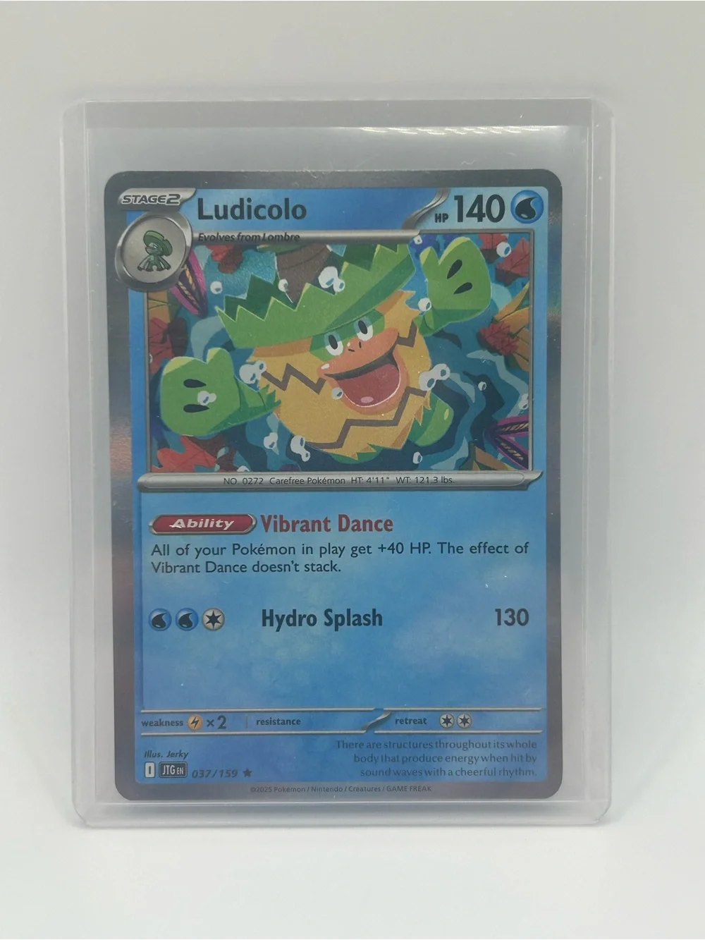 Ludicolo Pokémon Card - 037/159
